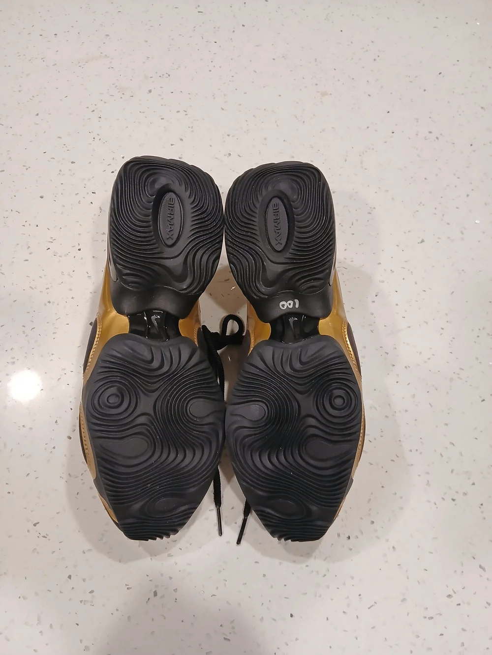 Size 9.5 - Nike Air Max Muse Metallic Gold Black W